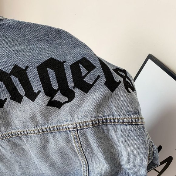 Palm Angels Lady's Denim Jackets - Picture 7 of 7